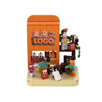 Bloques de Construcción Personalizados, Regalo Corporativo Creativo, Modelo de Marca Personalizado, Juego de Ladrillos DIY, Recuerdo Promocional, OEM, ODM