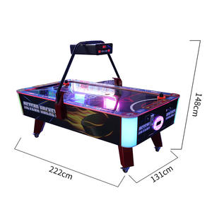 Máquina de Juego de Air Hockey Operada con Monedas, con Construcción de Metal y Plástico, para Dos Jugadores, Uso en Arcade - Product Image 2
