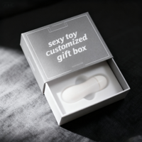 Venta al por mayor de cartón personalizado con impresión de logotipo plegable vibrador de cartón adultos juguetes sexuales regalo caja de embalaje de papel