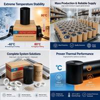 Bande d'étanchéité en butyl thermofusible pour fenêtres à double vitrage, portes, murs rideaux, réfrigérateurs, trains, chambres froides et bâtiments