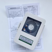 Minuteur programmable mécanique quotidien 24 heures étanche IP53 AC 100V-240V 30A Relais de temporisation TB388-R Certifié CE Cuivre pour la maison