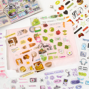 Paquete de 20 Pegatinas para Libro de Collage, Serie Escribe tus Pensamientos, Estilo Instagram, Papelería Estilo Americano para Bullet Journals - Product Image 1