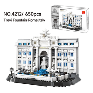 Série d'<span class=keywords><strong>architecture</strong></span> mondiale : Modèle exquis <span class=keywords><strong>de</strong></span> la Fontaine <span class=keywords><strong>de</strong></span> la Fontaine-Carreaux <span class=keywords><strong>de</strong></span> <span class=keywords><strong>Rome</strong></span>, Italie, 650 pièces, blocs <span class=keywords><strong>de</strong></span> construction en plastique ABS, jouet éducatif, cadeau - Product Image 3
