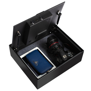 Caja de Seguridad negra Digital <span class=keywords><strong>para</strong></span> uso doméstico, caja de seguridad de hierro y acero, caja de seguridad <span class=keywords><strong>para</strong></span> ahorro - Product Image 3