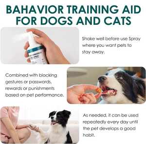 <span class=keywords><strong>Corrector</strong></span> de etiqueta privada OEM, parada sin masticar para perros y gatos, espray amargo antimasticable para entrenamiento de comportamiento de mascotas - Product Image 5