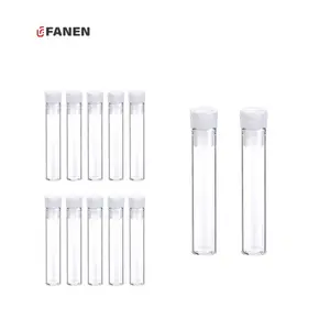 Fanen قارورة زجاجية شفافة سعة 1 مل 8.2x40 زجاجات عينات ملونة قابلة للتخصيص