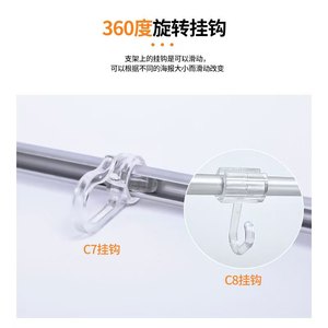 Clips de présentation double face en plastique pour étiquettes de prix et panneaux publicitaires de supermarché - Product Image 4