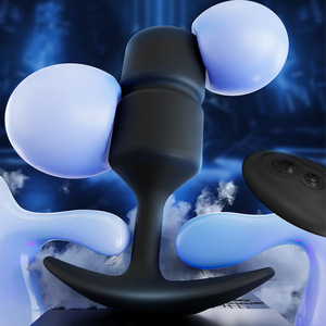 <b>Remote</b>-<b>controlled</b> <b>vibration</b> frequency conversion silicone gravity anal pull bead anchor <b>vibration</b> dumbbell prostate massage - Product Image 1