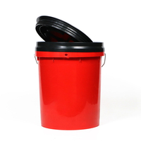 T-623.OEM ODM nouveauté voiture détaillant seau en plastique seau de lavage de voiture avec roue chariot pour le nettoyage de voiture