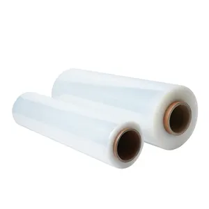 Film pembungkus pangdpe Lldpe Shrink Wrap plastik kemasan menyusut Film pembungkus rol polietilena bening Stretch Film