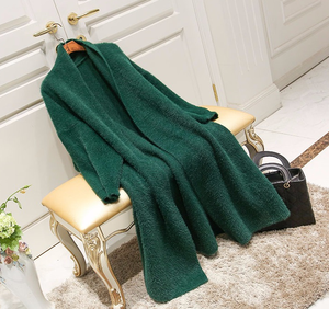 Caldo inverno da <span class=keywords><strong>donna</strong></span> corea lungo e morbido <span class=keywords><strong>Cardigan</strong></span> <span class=keywords><strong>oversize</strong></span> accogliente cappotto Midi con maglioni lunghi e aperti in maglia anteriore <span class=keywords><strong>Cardigan</strong></span> da <span class=keywords><strong>donna</strong></span> - Product Image 5
