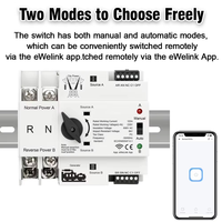 Reliable Intelligent 2P AC230V WiFi ATS Dual Power Automatic Transfer Switch for City Power Generator Conversion