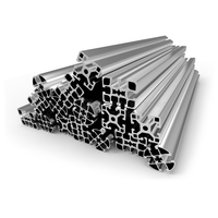 Profilé en aluminium extrudé industriel, norme EU GB, série 20-100, 6063 T5, longueur personnalisée pour équipement d'automatisation, poste de travail, OEM