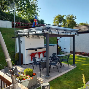 Nhanh Chóng Vận Chuyển 8x10ft PVC Rõ Ràng Tấm Bạt Mùa Đông Patio Bìa Cho Bar Nhà Hàng Ngoài Trời Ăn Uống Tuyết Bảo Vệ Tùy Chỉnh - Product Image 3