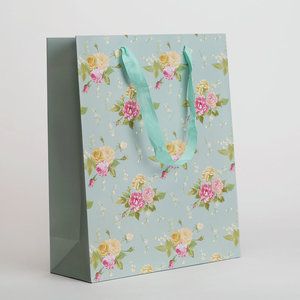 Bolsa de <span class=keywords><strong>papel</strong></span> <span class=keywords><strong>Kraft</strong></span> con estampado de patrón Floral, <span class=keywords><strong>para</strong></span> compras, de lujo, <span class=keywords><strong>para</strong></span> cosméticos, Boutique, bolsas de regalo de <span class=keywords><strong>papel</strong></span> grueso, precio al por mayor - Product Image 6