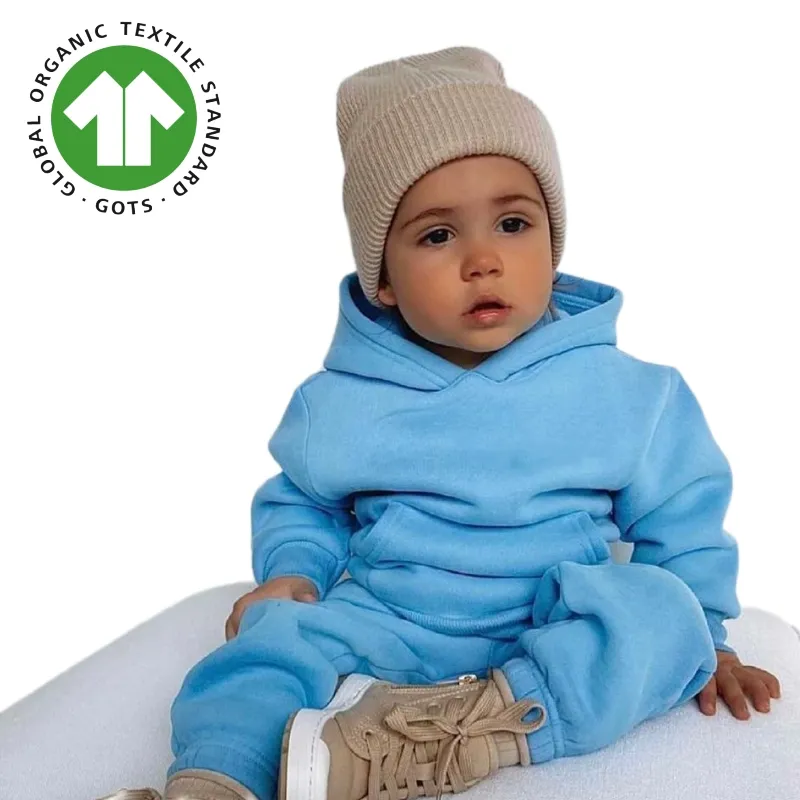 SIGH-Conjunto de 2 piezas de Sudadera con capucha para niños, ropa de bebé, venta al por mayor