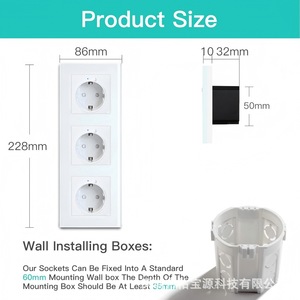 Ubaro Smart Socket Eu <b>Plug</b> 16A Wifi <b>Remote</b> <b>Control</b> Voice Timer Power Monitor - Product Image 5