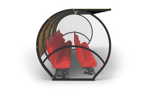 Banquillo Portátil Doble para Jugadores de Fútbol Elite, Banquillos Móviles para Fútbol, Banquillo para Sustitutos de Fútbol con Asientos <span class=keywords><strong>VIP</strong></span> SPY-<span class=keywords><strong>VIP</strong></span> - Product Image 5