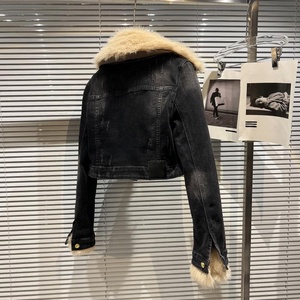 <span class=keywords><strong>Giacca</strong></span> di jeans corta invernale Casual 2025 alla moda <span class=keywords><strong>giacca</strong></span> di jeans da motociclista <span class=keywords><strong>giacca</strong></span> di jeans <span class=keywords><strong>donna</strong></span> - Product Image 3