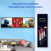 Écran LCD LED à bande murale de 1920*536 35,9 pouces avec écran tactile Android 11 pour l'éducation, les ascenseurs et la publicité