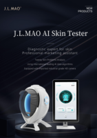 Analyseur professionnel de la peau et du cuir chevelu en 3D par IA, écran tactile de 21,5 pouces avec 10 lumières spectrales et stockage en nuage pour les cliniques et les salons