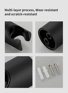 Soporte para cabezal de ducha, abrazadera deslizante ajustable, material ABS, acabado cromado, kits de ducha ecológicos para baño - Product Image 5