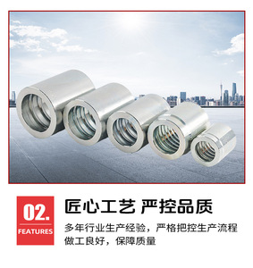 OEM/ODM/OBM soutenu Prise hydraulique industrielle de chapeau d'embout d'embout d'acier inoxydable de 30mm garantie de 3 ans galvanisée forgée par 30-50mm - Product Image 4