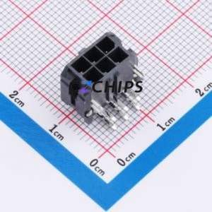 430450621 Wire-to-Board Pin Header Bent Lead Through Hole,P=3mm Connector 2x3P 3mm Right Angle Insert Micro-Fit (MX 3.0) - Product Image 1