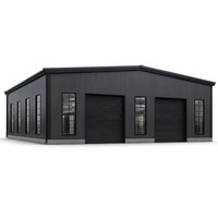 Atelier métallique préfabriqué à grande portée et structure en acier robuste pour la construction d'usines