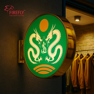 Tùy chỉnh mạ điện gương hai mặt <span class=keywords><strong>LED</strong></span> vòng quảng cáo lightbox signage <span class=keywords><strong>LED</strong></span> hộp đèn Đăng ngoài trời lightbox - Product Image 2