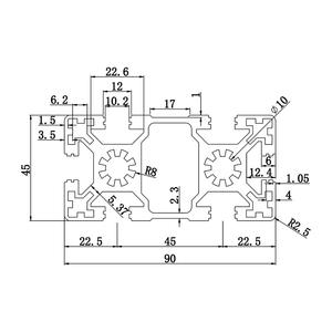 ฝาครอบป้องกันอุปกรณ์โครงอะลูมิเนียมอุตสาหกรรม Memjin รุ่น 4590W อุปกรณ์เสริมสำหรับงานหนัก สายการประกอบ โรงงาน/บ้านพัก - Product Image 4