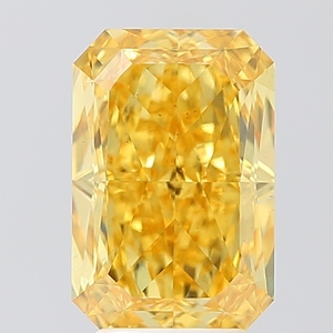 Diamant VS2 de haute qualité, taille brillant modifiée, à facettes coupées, de forme rectangulaire, pierre brute avec géométrie rectangulaire équilibrée - Product Image 1