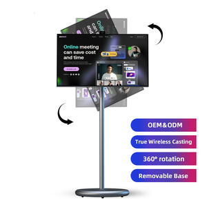 Battery Power Wireless Tv Portable 27 Inch Stand Smart With Camera Touch Screen Display Interactive Televisor 21.5 Inch Digital - Product Image 1
