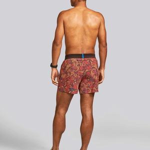 Short de course 2-en-1 pour homme à taille élastique haute, avec effet froncé aux fesses, long, extensible, pour l'entraînement et le sport, longueur 7 pouces - Product Image 4