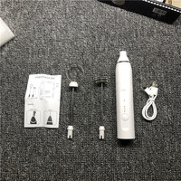 Mélangeur à lait électrique rechargeable, mousseur à lait rechargeable, batteur à oeufs à charge USB, mélangeur réglable à 3 vitesses