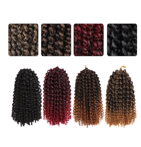 <span class=keywords><strong>Extension</strong></span> per capelli sintetici a treccia all'uncinetto Spring Twist da 10 pollici, effetto ombré, per acconciature <span class=keywords><strong>afro</strong></span> voluminose - Product Image 3