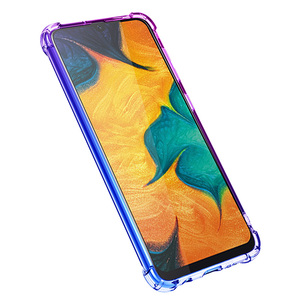 <span class=keywords><strong>Cover</strong></span> Posteriore in TPU Trasparente con Gradiente di Colore Antiurto <span class=keywords><strong>per</strong></span> Samsung <span class=keywords><strong>Galaxy</strong></span> A20 A30, Custodia <span class=keywords><strong>per</strong></span> Telefono con Design Personalizzato - Product Image 2