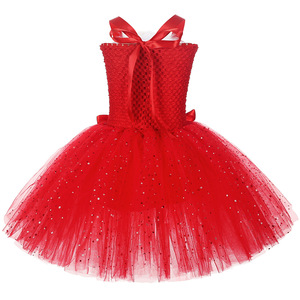 Disfraz de Navidad para Niñas, Vestido de Duende de Santa Claus con Diadema, 100% Poliéster, Inspirado en TV y Cine - Product Image 5