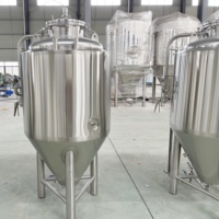 Réservoir de fermentation conique en acier inoxydable 100L 1BBL 200L 300L 500L 1000L 2000L 3000L à vendre