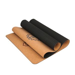 Dayanıklı logolu TPE malzemeden yapılmış özelleştirilebilir mantar + TPE Yoga matı 0.4cm kalınlık - Product Image 6