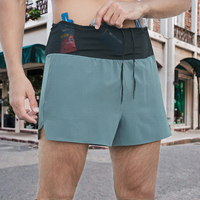 Shorts de course mi-longueur personnalisés, double couche, séchage rapide, élastiques, respirants, pour la gym, l'entraînement, le marathon et le trail estival