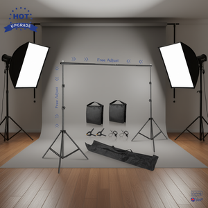 Support de fond de scène télescopique réglable Neewer 2000x3000mm pour studio, mariage, fête, vidéo et diffusion en direct - Product Image 2