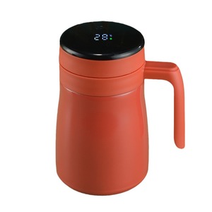 Tasse isotherme portable pour le bureau, design moderne, avec affichage de la température, en acier inoxydable 304, 6-12 oz, emballage en boîte couleur - Product Image 5