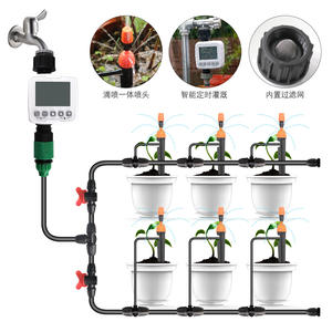 Système d'arrosage automatique intelligent pour jardin, avec affichage numérique et filtre à mailles, pour plantes d'extérieur - Product Image 1