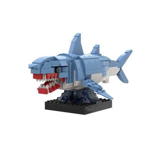Cross-Border New Style JAWS Great White Shark Plastic Building Blocks Compatible <strong>LEGOs</strong> Underwater <strong>World</strong> Educational Assembly Toy - Product Image 5