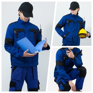 SINO-SAFE Working <strong>Clothes</strong> Men's Cotton <strong>Work</strong> Jackets <strong>Work</strong> Pants Engineers <strong>Work</strong> Suits With Multiple Pockets - Product Image 4