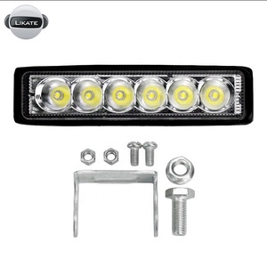 LKT-lampe de travail LED haute intensité, 18W, 6.3 pouces, faisceau lumineux Slim, lampe de conduite, pour voiture, camion/véhicule, projecteur de moto - Product Image 2