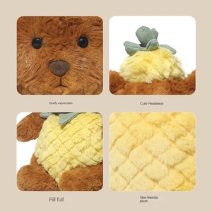 Oso <span class=keywords><strong>de</strong></span> Peluche Princesa: Almohada <span class=keywords><strong>de</strong></span> Peluche Súper Suave con Relleno <span class=keywords><strong>de</strong></span> Algodón PP, Linda Muñeca para <span class=keywords><strong>Dormir</strong></span> y Aliviar el Estrés - Product Image 2