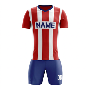 Camiseta de fútbol de segunda mano personalizada negra y dorada al por mayor, ropa deportiva, camiseta de fútbol - Product Image 1