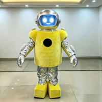 Costume de robot portable personnalisé, mascotte, accessoire, production de sculpture 3D en relief, tissu peluche doux, certifié ISO9001, pour spectacle